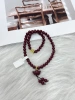Original and authentic cinnabar bracelet for women, three-circle natural cinnabar and multi-circle purple gold sand zodiac bracelet for the year of one's zodiac sign details Picture